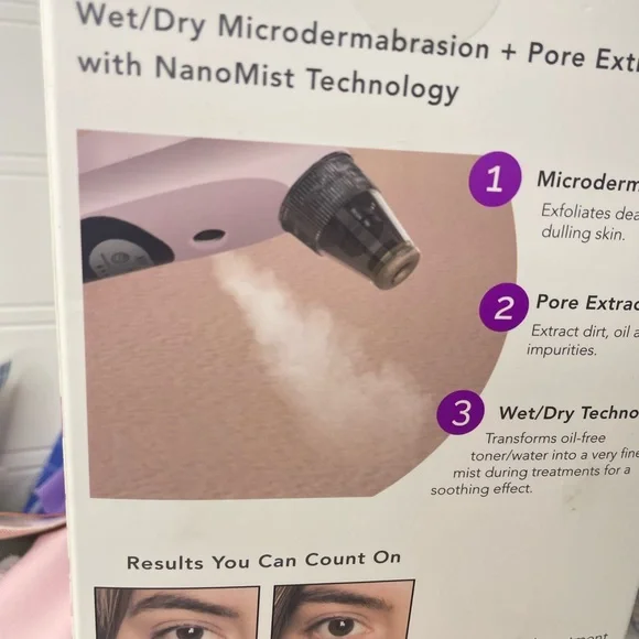 Spa Sciences BELLA 3-in-1 Microderm Pore Extractor & Micro Mister – NEW - Picture 6 of 6